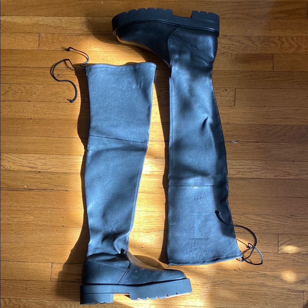 Stuart Weitzman Black Over-the-Knee Boots